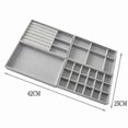 thumbnail image 2 of 4-Drawer Jewelry Storage Organizer, Stackable Tray, Drawer Insert for Accessories, 2 of 5