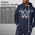 thumbnail image 5 of Mens WWE Chrome Logo Lightweight Hoodie, 5 of 9