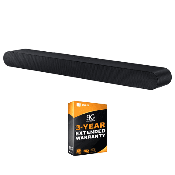 SAMSUNG S60D 5.0ch Soundbar w/Wireless Dolby Atmos Audio, All-in-One Design, Q-Symphony, HW-S60D/ZA (2024 Model) Bundle with 3 Year Extended Warranty