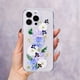 thumbnail image 1 of Flower Pattern, 2.0 Transparent All-inclusive Thickened Protective Phone Case, Full-Body Protection Shockproof Drop Proof Silicone Soft Rubber TPU Phone Case For IPhone7 To 14 Full Series, 1 of 4