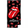 thumbnail image 1 of The Rolling Stones - Toalla de Playa Diseño Logotipo Algodón (Negro, Rojo), 1 of 2