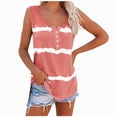 thumbnail image 5 of Kaprioy Womens Summer Tops Vintage T-Shirts for Women Womens Shirts Tie-Dye Summer Loose Casual Sleeveless Tank Tops, 5 of 6