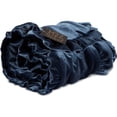thumbnail image 3 of Pavilion Gift Company - Slate - Ruffled Velvet Scarf, 3 of 4