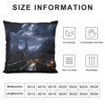 thumbnail image 5 of Sheronv City Lights Graphic Decorative Throw Pillow Cover for Home Couch Living Room Bed Sofa - 1PC 20x20in, 5 of 5