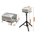 thumbnail image 2 of Byacgrill Portable Gas Grillwith Foldable Tripod, 10,000 BTU Burner Stainless Steel Propane Grill ,BBQ Gas Grill for Camping,Tailgating, Backyard , Picnic (32.2"-37.5" Height Adjustable), 2 of 6
