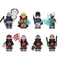 thumbnail image 1 of 8pcs Anime Naruto Mini Action Figure Toy, Building Block Toys Collection Set For Party Gifts, Fans Gift Shaped E, 1 of 5