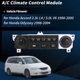 thumbnail image 2 of Módulo de control del clima del calentador de aire acondicionado Unique Bargains para Honda Accord 2.3L 3.0L 1998-2000 para Honda Odyssey 98-04 Panel de control HVAC No.79600-S84-A01ZA/599-268, 2 of 7