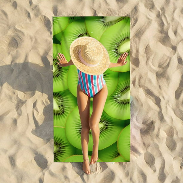 pstuiky Toalla de playa de microfibra súper resistente a la arena manta de playa toalla multiusos para viajes piscinas y camping.