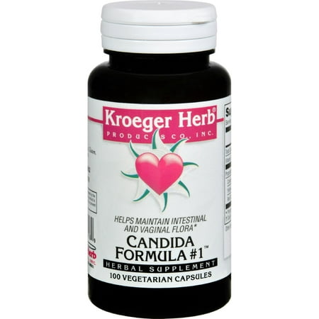 Kroeger Herb Candida Formula # 1 - 100 Capsules