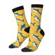 thumbnail image 1 of Balery Shark Print Calcetas Largas con Estampado para Hombre y Mujer – Suaves y Transpirables, Talla Única (US 5-11), 1 of 6