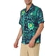 thumbnail image 4 of CAMISAS DE HOMBRE CORTAS INSPIRADAS EN CHIC, CON ESTAMPADO FLORAL, BOTONES EN LA PARTE FRONTAL, PLAYERA DE PLAYA HAWAIANA, TAMAÑO 38, AZUL Y NEGRO, 4 of 6