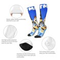 thumbnail image 3 of Johaoi Bluey Pattern Crazy Funny Stocking for Men & Women Colorful Fun Novelty Stockings Gifts for Adults Gag Gifts, 3 of 6