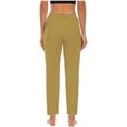 thumbnail image 4 of Workout Leggings for Women Plus Size Tummy Control Athletic Soft High Waisted Leggings Solid Color Yoga Leggings, 4 of 7
