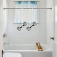 thumbnail image 2 of Heavy-Duty Stainless Steel Telescopic Rod: Multi-Purpose Extendable Clothes Drying Rack, Curtain Rod & Shower Curtain Pole with Thickened Design, No Drilling Required – Adjustable Length 95-160cm, 2 of 5