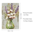 thumbnail image 2 of JEUXUS Flowers Metal Art Hanging Sign 8x12in, 2 of 7