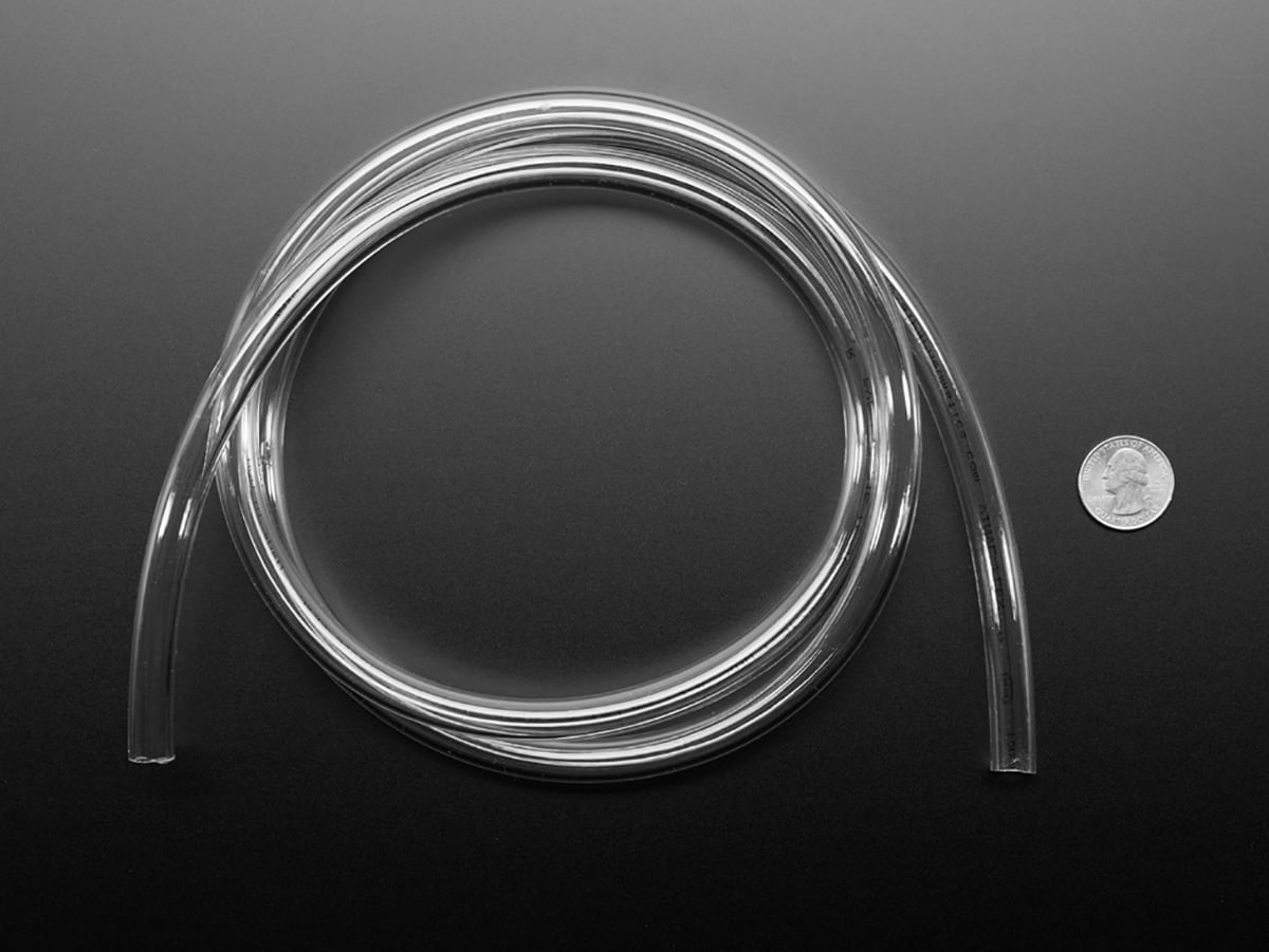 Adafruit Tubing for Submersible Pumps - PVC 6mm ID - 1 Meter Long