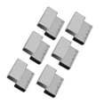 thumbnail image 1 of Stainless Steel, 50pcs Stainless Steel Greenhouse Overlap S Clips Durable Glass Frame Fixing Clamp, 1 of 8