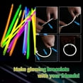 thumbnail image 3 of Barras luminosas Taikula de 8 pulgadas, paquete de 60 unidades con conectores, Neon Party, 3 of 6