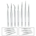 thumbnail image 5 of qiya 1pc Precision Stainless Steel Anti-static Tweezers Electronic Phone Repair Tool, 5 of 10