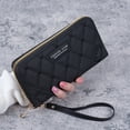 thumbnail image 1 of Cartera de mano de estilo coreano para mujer, billetera multifunción con cremallera larga, billetera para teléfono móvil de gran capacidad, 1 of 6