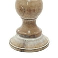 thumbnail image 5 of DecMode 3 Candle Light Brown Wood Candle Holder, Set of 3, 5 of 7
