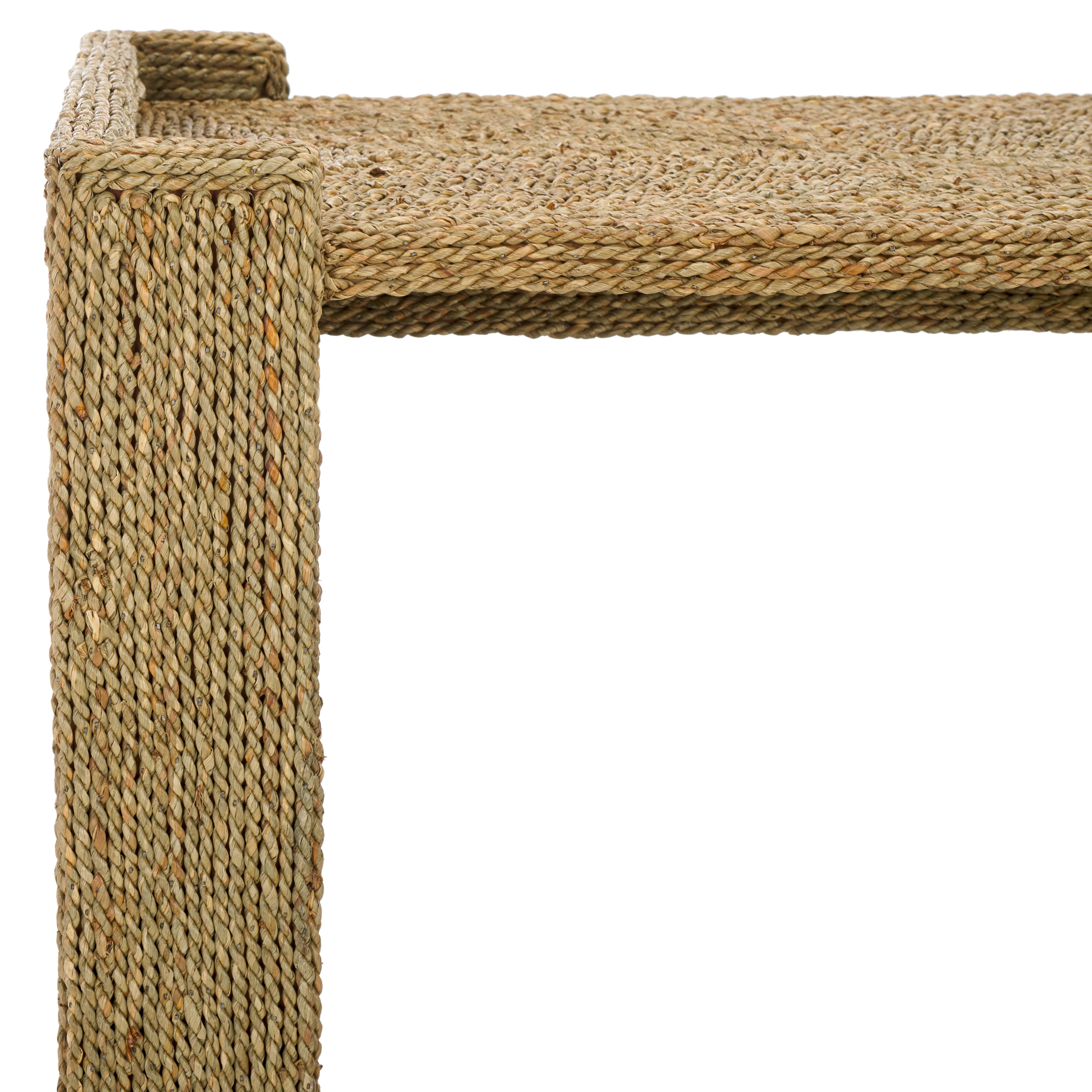 Safavieh Couture Wynima Seagrass Bohemian End Table, Natural