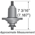 thumbnail image 3 of Lawn Tractor Spindle Assembly Compatible with D100 D105 D110 D120 D125 D130 D140 D150 D155 D160 D170 42 48 54 Inch Deck GX21694 GY20867 851A4 AUC15811 GY20454 GY20962 GY21098 M149625, 3 of 4