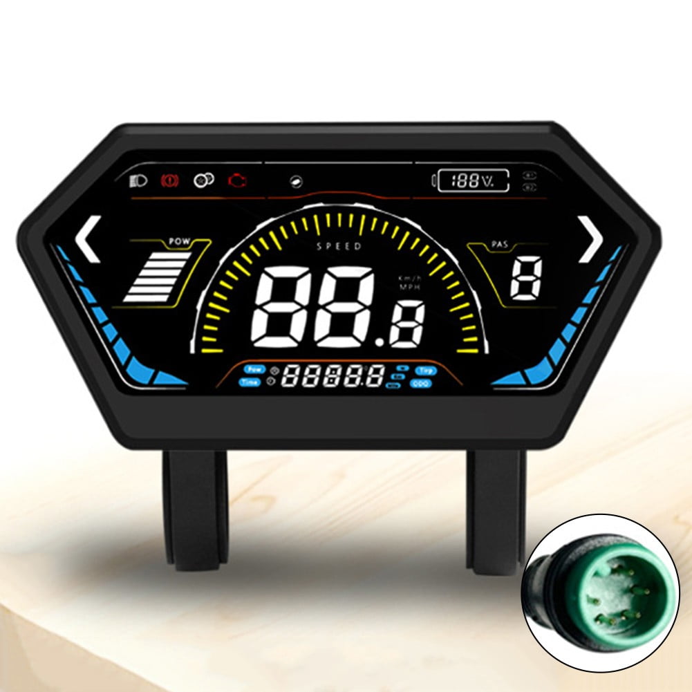 Mosiee Uart No. 2 Protocol Lcd Display For Ebike Electric Scooter Bike Lcd 24-72V