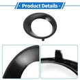 thumbnail image 4 of Unique Bargains Fog Light Grill Front Lower Bumper Fog Light Cover Inserts No.51113423789 for BMW X3 2007-2010 Black ABS 1 Pc Front Left Car, 4 of 6
