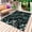 Mutli-Color, variant on Teal Black Botanical Outdoor Rug 4x6 Ft - Reversible Patio Rug Outdoor Camping Rugs, Spring Eucalyptus Leaves Sprigs Washable Indoor Outdoor Area Rugs, Non-Slip Outdoor Carpet Runner for Deck/Porch