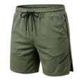 thumbnail image 6 of Gym Shorts Men Summer Elastic Waist Slim Fit Moisture Wicking Lightweight Athletic Workout Shorts with Pockets, 6 of 9