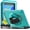 Light Blue, variant on REQO for iPad mini 6 Case, for iPad mini 6th Generation Case 360 Rotating Hand Strap + Stand + Shoulder Strap, Dual Layer Shockproof Protective Rugged Case