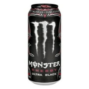 Monster Energy Drink Ultra Black, 16.0 FL OZ by Monster Beverage