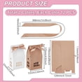 thumbnail image 2 of 24 cajas de regalo para fiestas en casa, 2 colores, 2.8x2x4.9", cajas de almacenamiento de dulces con forma de casa, con cinta, estuches de papel huecos para golosinas., 2 of 5