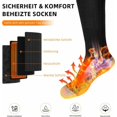 thumbnail image 4 of Heated socks for men and women, heated socks with 4000mAh rechargeable, 4 of 4