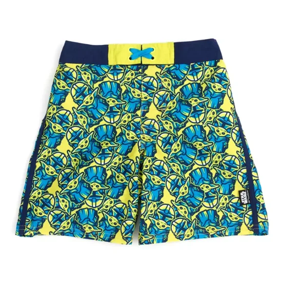 STAR WARS The Mandalorian Swim Trunks for Boys, Size 5/6