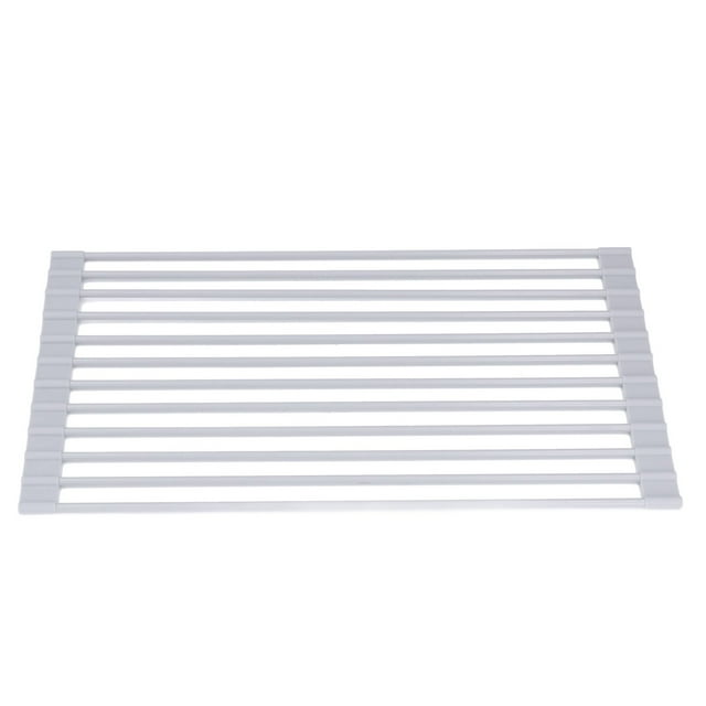 Roll Up Dish Drying Rack Safe Reliable Flexible Foldable Heat Resistant Convenient Practical Kitchen Accessories