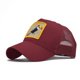 thumbnail image 1 of Sombreros de béisbol con animales bordados para hombre y mujer, gorras de béisbol estilo Snapback Hip Hop con bordado tipo animal en malla transpirable, unisex qym unisex, 1 of 2