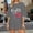 Grey, variant on Graphic Tees for Women A Versatile Women'S T-Shirt For Everyday Wear With Printed Short Sleeves Round Neck Top For Spring And Summer Blue S