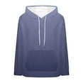 thumbnail image 4 of Sexlip Loose Casual Long Sleeve Hoodie Soft Comfortable Pullover with Pocket Stylish Round Neck Perfect for Everyday Wear and Outdoor Activities Gray L, 4 of 5