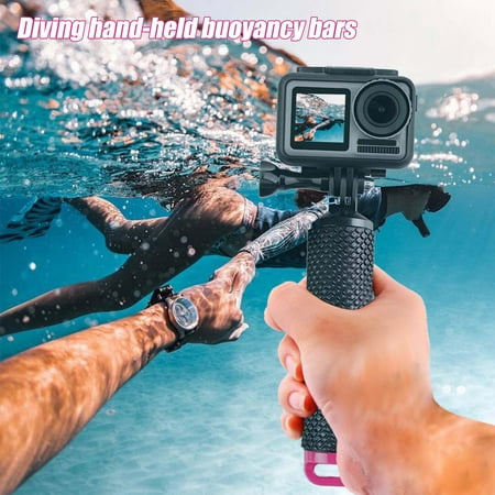 Fogcroll Floating Selfie Stick Waterproof Underwater Shoot Ultra Light Action Camera Handheld Selfie Stick Telescoping Pole for Gopro 8/7/6/5/4/3 for Xiaoyi for SJCAM