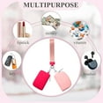 thumbnail image 6 of Cute Mini Zip Around Keychain Wristlet Wallets Small Portable Dual Pounch Wristlet Detachable Coin Purse Pocket Gifts for Women Girl Travel Sports Outdoors 1/2/3/4/5/6 PCS, 6 of 6