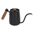 thumbnail image 4 of Goose Neck Coffee Pot, Stainless Steel Accuracy Flows Control Ergonomic Handle Pour Over Coffee Kettle  For Office Beige,Black, 4 of 8