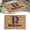 B,23.6X35.4inch, variant on Monogram Patriotic Star Print Coir Doormat, 23.6X35.4inch Personalized Initial Welcome Mat, Patriotic Front Door Entry Rug, Durable Natural Coconut Fiber Outdoor Mat for Home Decor