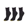 thumbnail image 2 of Gold Toe  Cotton Turn Cuff Ankle Socks (Pack of 3) (Women), 2 of 3