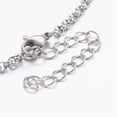 thumbnail image 3 of 20 pc Resistant 304 Stainless Steel Anklets Stainless Steel Color 9-3/4 inch(247mm), 3 of 4