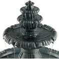 thumbnail image 3 of Hampton 56 3/4" High Large Italian Outdoor Decor Slate Stone Floor Fountain with Light LED 4-Tier Outside, 3 of 7