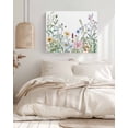 thumbnail image 3 of Spring Floral Wall Art for Living Room,Canvas Picture Wall Decor for Bathroom Bedroom,Wildflowers Herbs Summer Botanical Painting Artwork for Office Kitchen Hallway Dining Room Home Decor 20"x24", 3 of 8