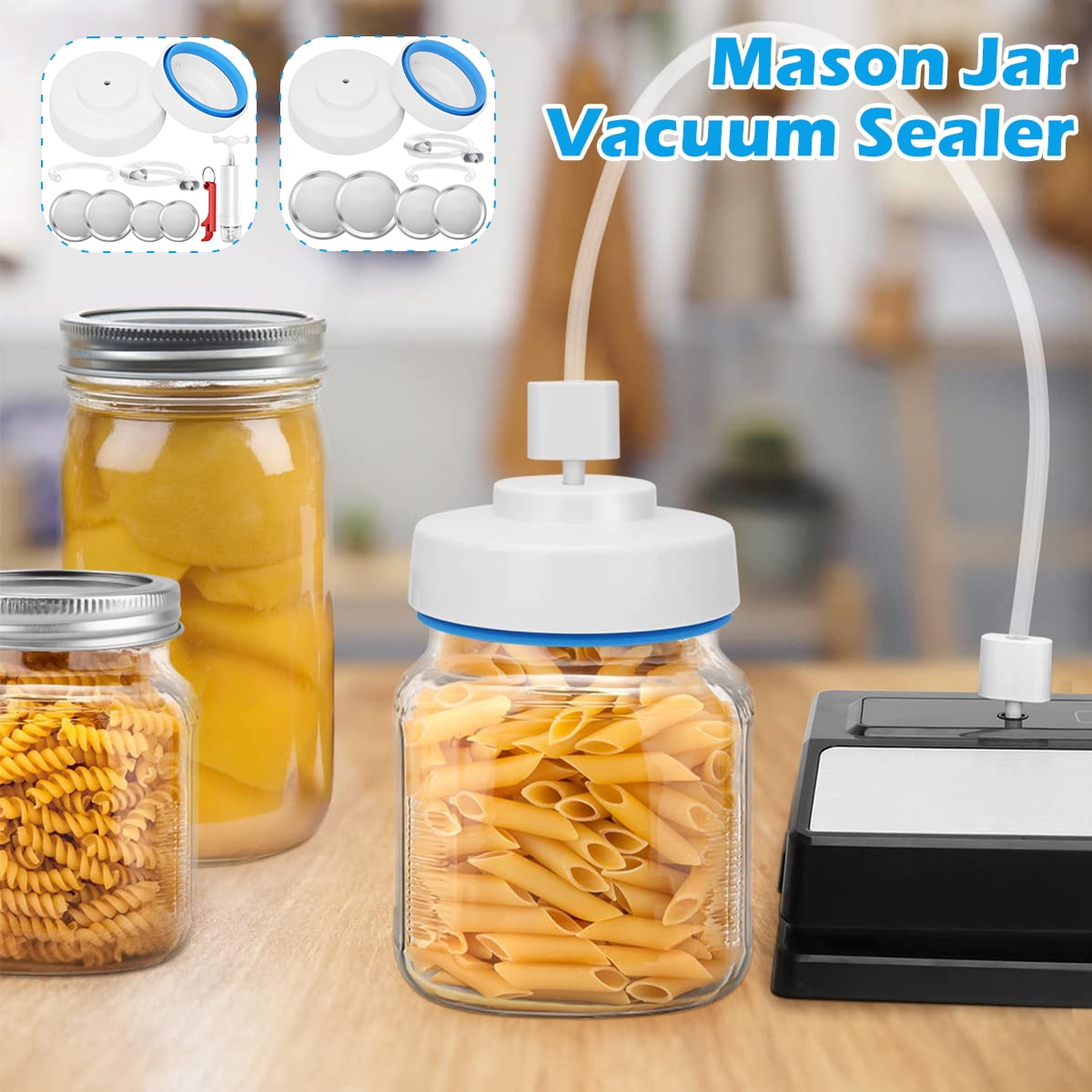 using foodsaver with mason jars