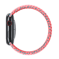 thumbnail image 3 of Open Box Genuine Apple Watch Braided Solo Loop 42mm 44mm 45mm 49mm Pink Punch Size 9, 3 of 6